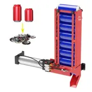 Pneumatic Can Crusher with Hopper, Heavy Duty Air Power Can Crusher Wall Moun...