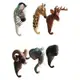 立體動物壁掛鹿頭個性創意裝飾掛鉤-斑馬/大象/星星/羚羊/鹿頭/長頸鹿【AAA5535】