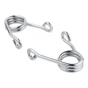 Pair Chrome 3" Solo Seat Scissor Spring Fit For Harley Chopper Bobber
