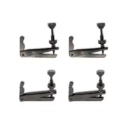 New 4pcs 4/4 3/4 Cello Fine Tuners String Adjuster Cello Accessories Black