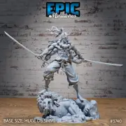 Oni Overlord by Epic Miniatures Monster RPG D&D Pathfinder 3D Print