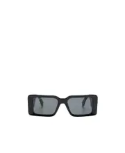 Off-White Rectangular Frame Sunglasses 54 Gray