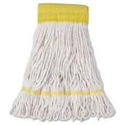 Boardwalk Mop Head, Super Loop Head, Cotton/Synthetic Fiber, Small, White, 12/Ca
