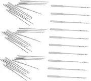 GARIOUANS 60pc Set of Self-Threading Needles for Vintage Sewing Machines Long Universal Heavy Duty Embroidery Sewing Machine Accessories