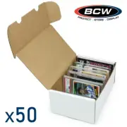 Bundle 50 BCW Graded Card Storage Box Hold 30 Certified / 4 Screw PSA BGS Holder