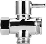 3-Way Valve Bathroom Shower Parts for Handheld Showerhead and Fixed Spray - Bidet Parts for Kitchen & Bath Fixtures (3/4 Water Divider B (Two Four-Part, one six-Part))
