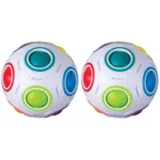 2x Duncan Color Shift Brain Teaser Puzzle Ball Kids/Children Educational Toy 5+