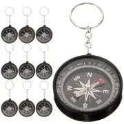 12 Pcs Mini Compass Party Favors Wallet Chain Key Bag Pendant Child