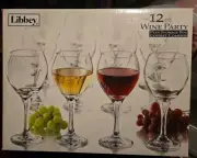Libbey Wine Stemware 3014S12A, Boxed Of 12, 13.5oz , NEW