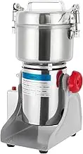 1000g Electric Grain Grinder, 220V 3600W Stainless Steel Grain Grinding Machine, 28000 RPM High Speed Commercial Multi-Function Grinder for Wheat Corn Rice (2.2 lbs)