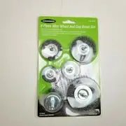 WARRIOR 6 PIECE WIRE WHEEL AND CUP BRUSH SET NEW