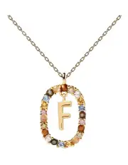 [PDPAOLA] Letter F Multi Necklace