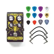 Digitech DOD Carcosa Fuzz Pedal Bundle with 3 Patch Cables and Dunlop Pick Pack