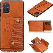 Compatible with Samsung Galaxy S20 FE 5G Cover Case,Compatible with Samsung Galaxy S20 FE 4G SM-G780F SM-G780F/DSM SM-G781B SM-G781B/DS PU Leather Stand Phone Case Cover Brown