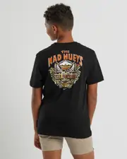 [The Mad Hueys] The Mad Hueys Boys' The Island Captain T-Shirt in Black Size 10 10 Black