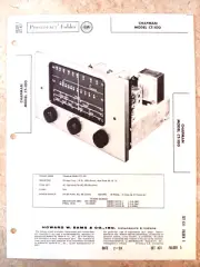CHAPMAN CT-100 Receiver - Schematic & Data -new SAMS PHOTOFACTS 431-5