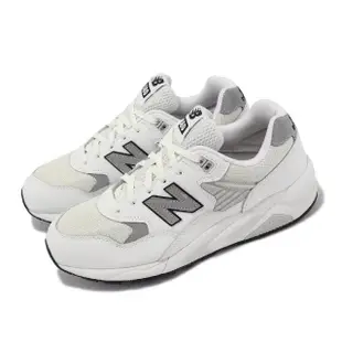 【NEW BALANCE】休閒鞋 580 男鞋 女鞋 白 灰 反光 運動鞋 緩震 NB 紐巴倫(MT580EC2-D)