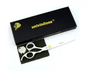 Pet Grooming Straight Scissors with Paper Box 7 Inch - White-Cutting