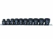 SP Tools SP20255 - Impact Socket Set On Rail 3/8" Drive 10 Piece Metric