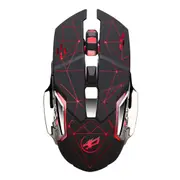 2.4ghz wireless mute rechargeable mouse LEDbacklight 3200DPI Optical game mechanical mouse, suitable for laptop computers