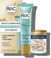 Roc Multi Correxion Hyaluronic Acid anti Aging under Eye Cream for Puffiness ...