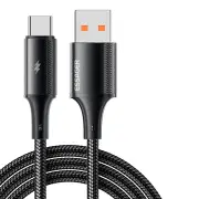 ESSAGER ES-X45 6A 120W USB-A to Type-C Cable Fast Charging Data Transmission Copper Core Line 1M/2M Long for iPhone 15 1