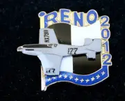 THE GALLOPING GHOST 2012 RENO AIR HAT PIN UP PILOT CREW UNLIMITED RACER P-51