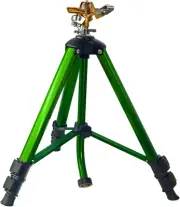 Impact Sprinkler on Tripod Base, Tripod Sprinklers with Brass Head, 360 Degree L