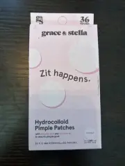 Grace & Stella Pimple Patches for Face (Heart, 36 Count) - Hydrocolloid Acne Pat