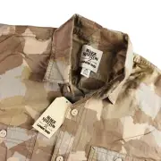 NEW Blake Shelton x Lands' End Men's L/S Button Shirt Tan Camouflage • Medium