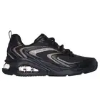 Skechers Women Black Gold Shoe Air Memory Foam Sport Soft Comfort sneaker 177422
