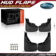 Set of 4 Front and Rear Splash Guard Mud Flaps for Lincoln MKX 2016 Left & Right