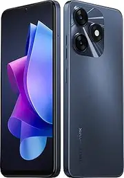 [Tecno] Mobile Spark 10 Smartphone (Android, Dual SIM, 1612 x 720 HD+ Display, 4GB RAM, 128GB Memory, Octa-Core, 50MP Dual Camera) Meta Black