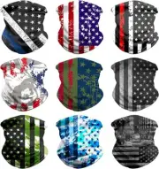9PCS Gator Face Mask-Unisex Reusable Cloth Neck Gaiter Face Mask Sleeve sport ys