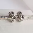 2 PANDORA Spacers Infinity Sterling Silver Love Friends with box
