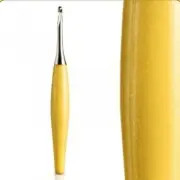 Furls Odyssey Crochet Hook YELLOW with Nickel, DISCONTINUED/RARE
