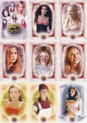 BUFFY THE VAMPIRE SLAYER WOMEN OF SUNNYDALE 2004 INKWORKS BASE CARD SET 90 TV