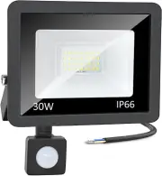 LED Flood Lights Outdoor, 30W 3000LM Security Lights Outdoor Motion Sensor, IP66