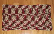 New Uniq Handmade Crochet 13x24 Rectangle Table Runner Mat Centerpiece Cherry