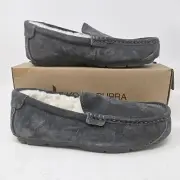 Men's Koolaburra By UGG Tipton Comfy Grey Faux Fur Slip On Slippers / 1105893 M