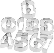 10pcs Cookie Cutters Biscuit Molds for Home Baking Easy to Use and Store for Festivals and DIY Sugar Cookies