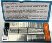 Fowler 52-725-323 Micro-Surface Scale, Horizonal Milling, 1" x 5/8" Size