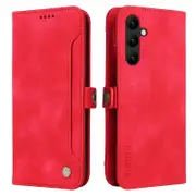 YIKATU YK-002 For Samsung Galaxy A24 4G Wallet Phone Cover Skin-Touch Shockproof Phone Case