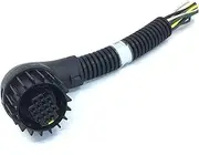 1 Set of 16 pin Automotive Engine Cylinder Head and Tail Clip Insulation mesh Cable Connector Harness