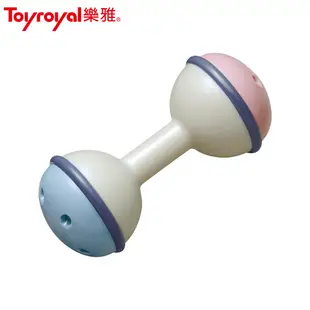 日本《樂雅 Toyroyal》北歐風可消毒啞鈴搖鈴