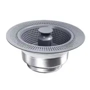 3-In- Sink Drainage ABS Basket Stainless Steel - Sink Plug 7620