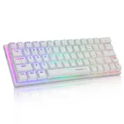 e element gaming keyboard 63 keys Mechanical keyboard with red axis 3 modes 395