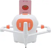 Drawing Robot for Kids, Early Educational Robot Set with 100 Drawing Cards for Teaching, 12 Colored Drawing Pens, Automatic Painting Interactive Drawing Robot Gift for Girls Boys