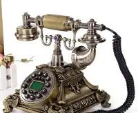 在飛比找Yahoo!奇摩拍賣優惠-INPHIC-復古電話機歐式 復古電話機 美式古典電話機 古
