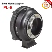 PL-E Mount Movie Lens Adapter Ring Cinema Lens Adapter for Sony NEX NEX E-Mount